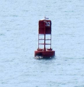 red buoy