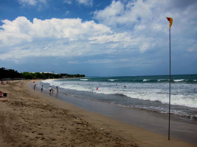 Kuta Beach High Tide 2