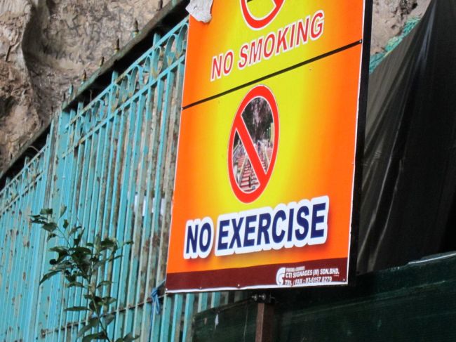 Best sign ever! -at the Vatu Caves